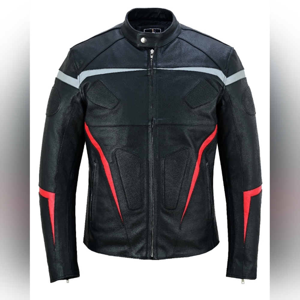 Men's Top Grade Motorcycle Leather Jacket